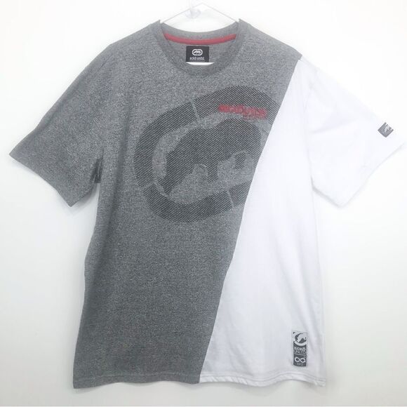 Eckō Unltd. Gray White Rhino Logo T Shirt - Picture 1 of 15